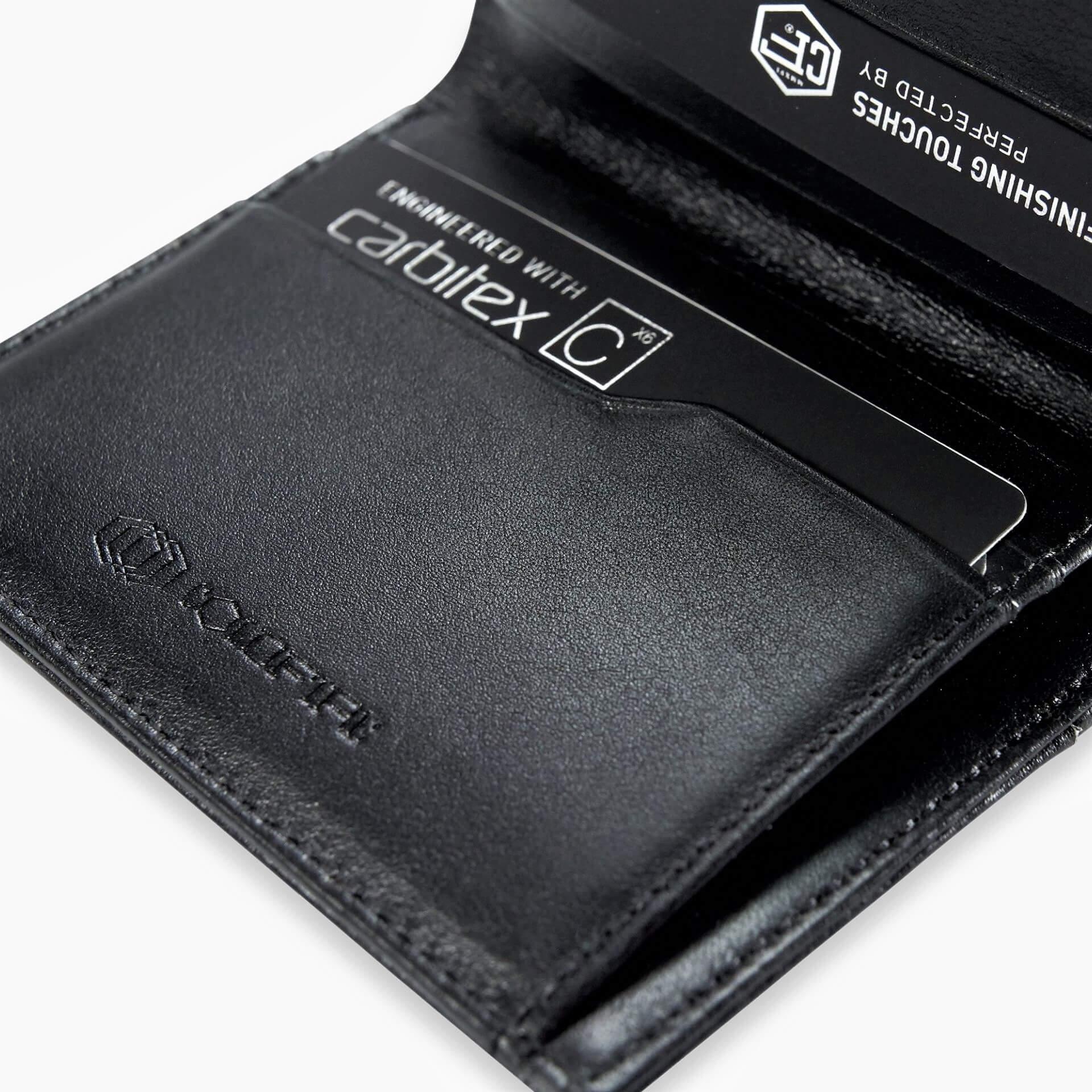 Минималистичен карбонов портфейл за мъже - RFID - COLDFIRE