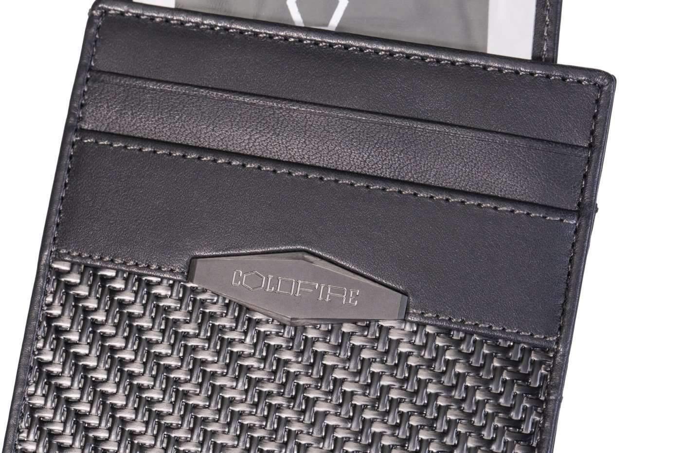 Минималистичен картодържател с RFID - портфейл от карбон - COLDFIRE