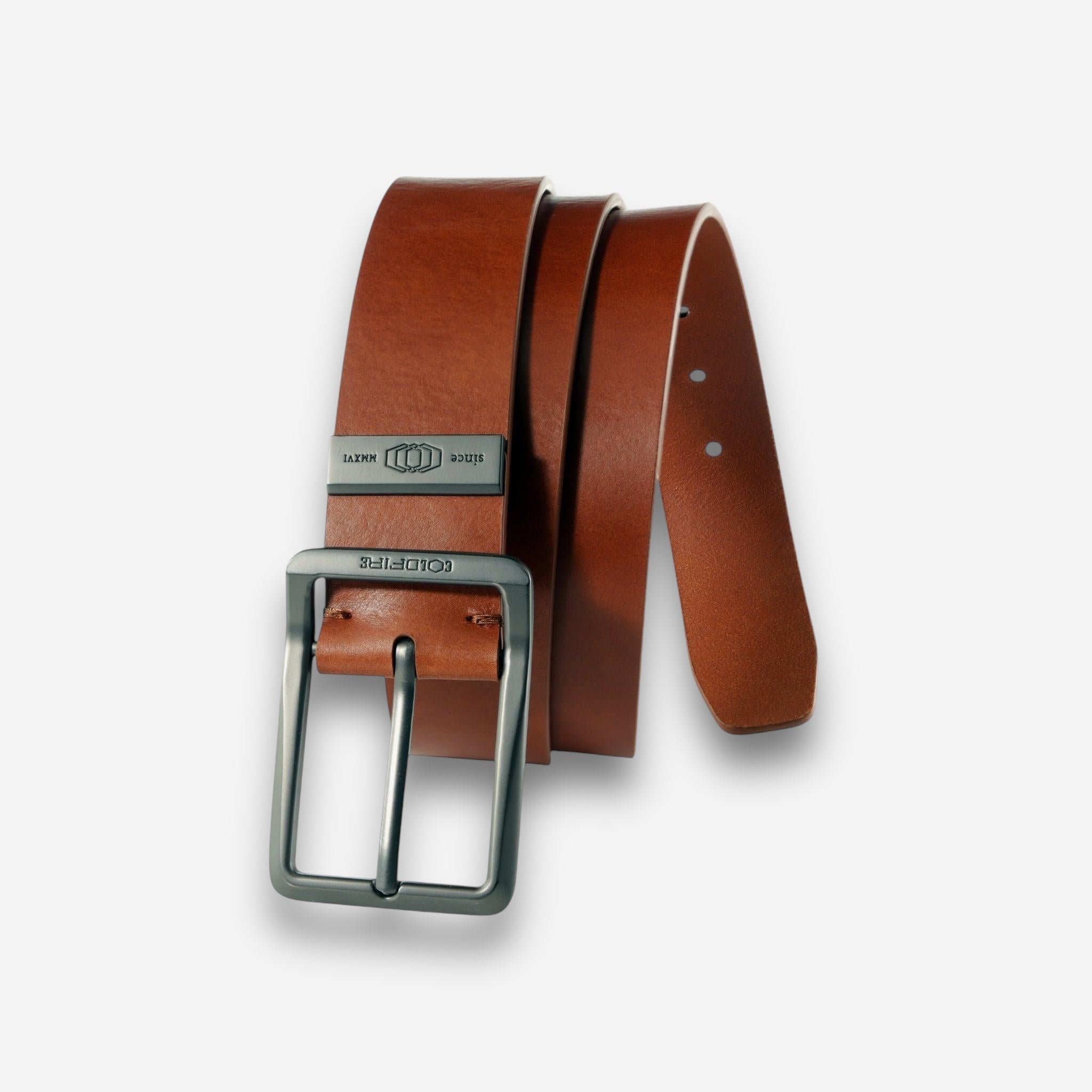 Titan Cognac Belt-Men's Leather Belt-COLDFIRE