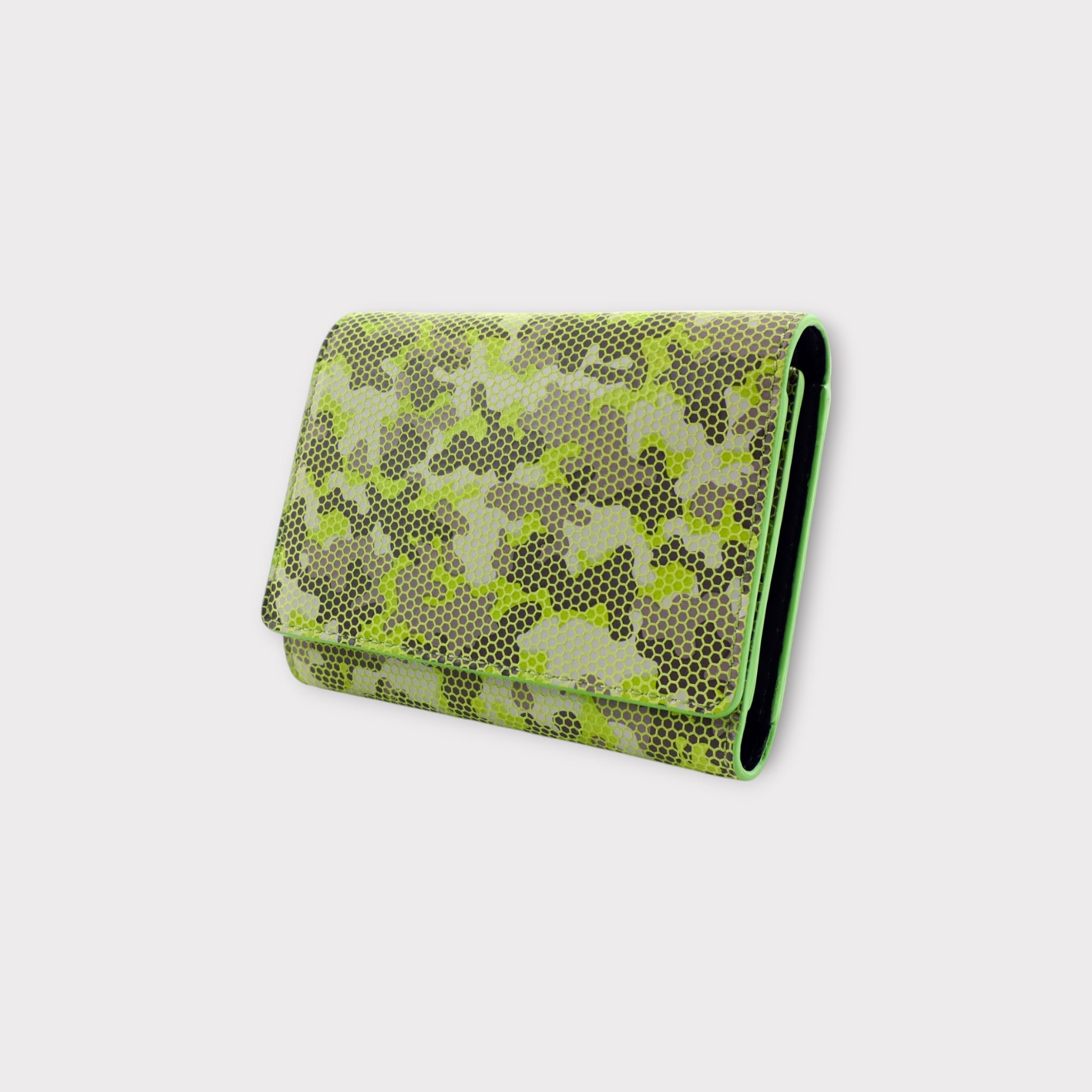 coldfire fusion unisex wallet lime camouflage