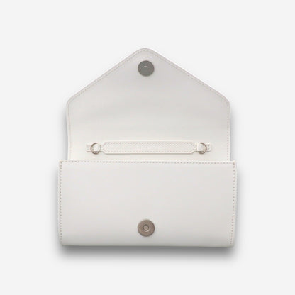 Whisper Silver - White Semi Patent-crossbody bag-COLDFIRE