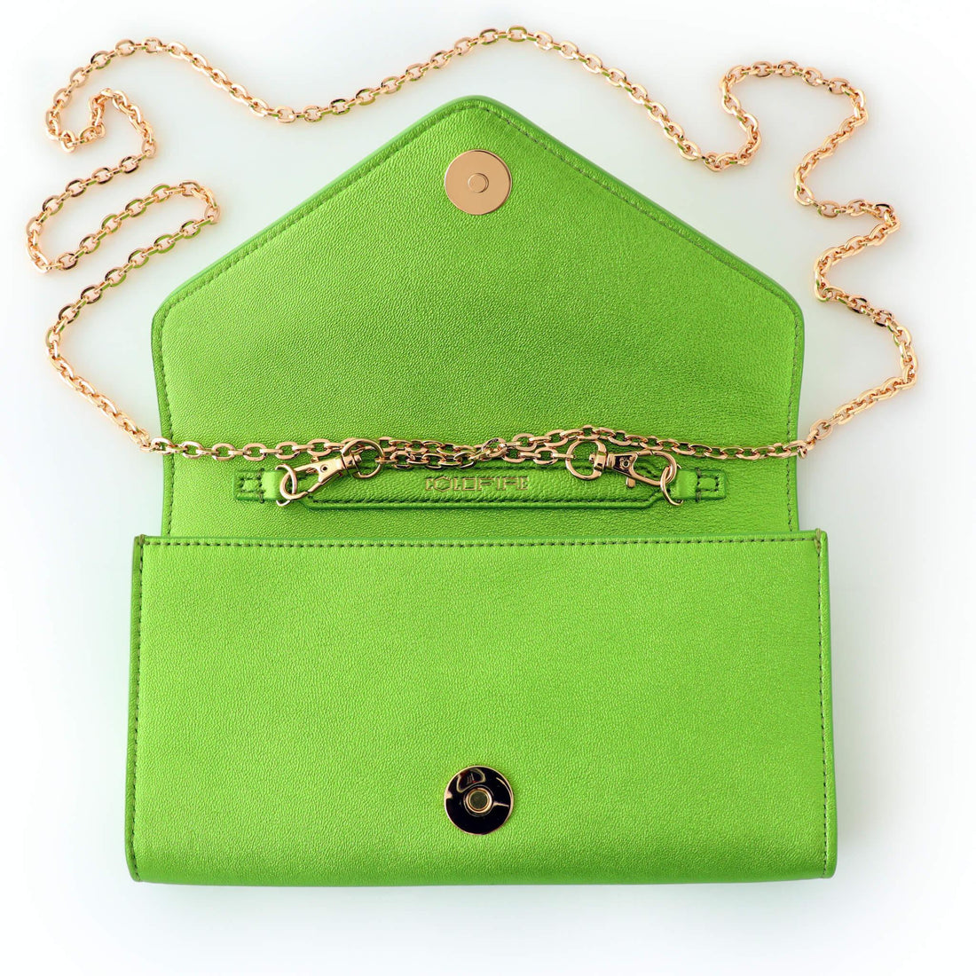 Малка дамска чанта - кросбоди - естествена кожа - Auriga Fresh Green | COLDFIRE - COLDFIRE