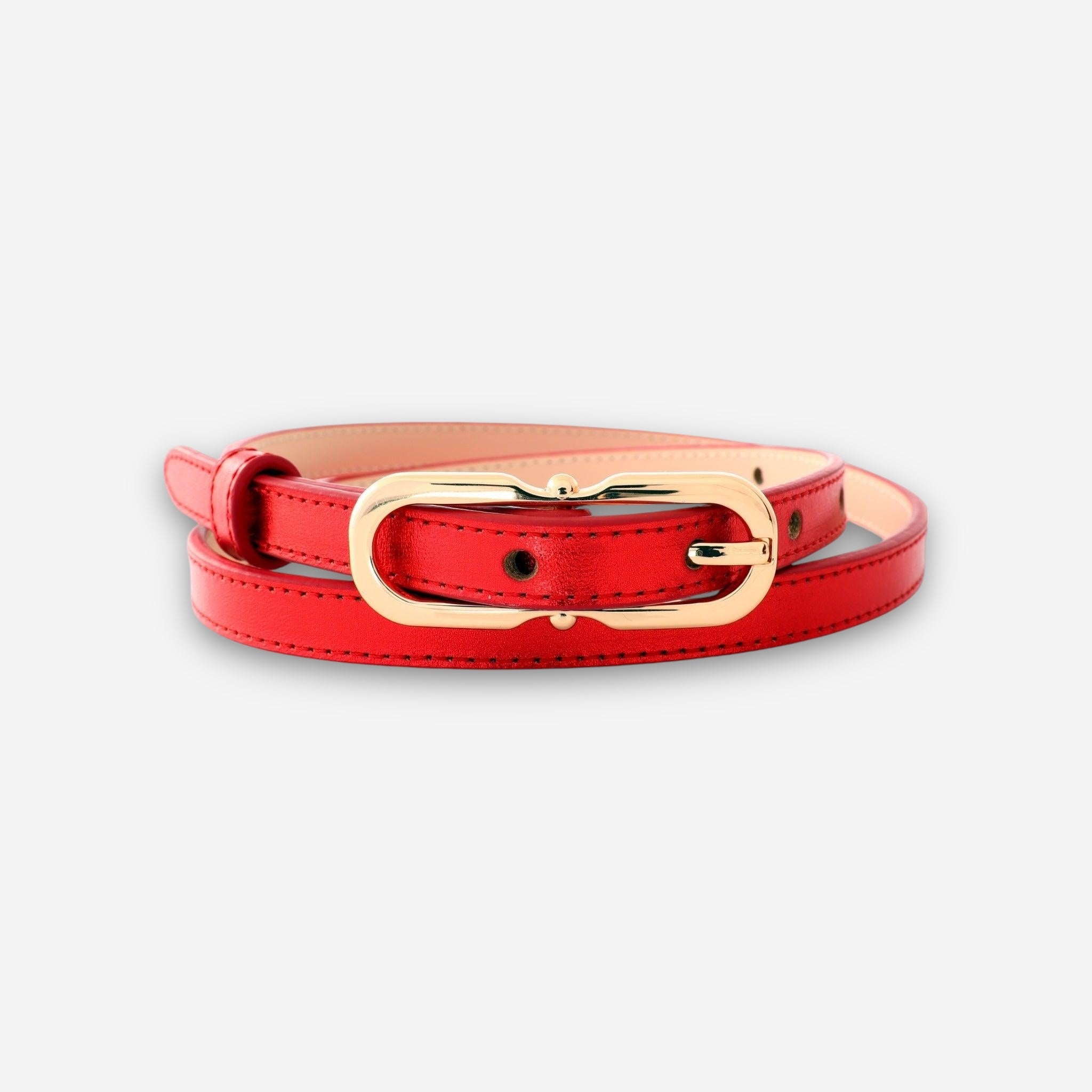 Solstice Gold - Ruby Red-women's belt-COLDFIRE