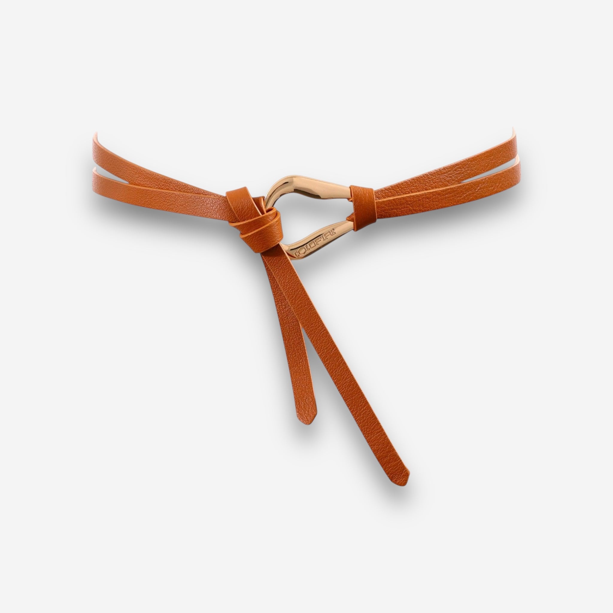 Elysian Knot Belt - Camel Gold-women's belt-COLDFIRE