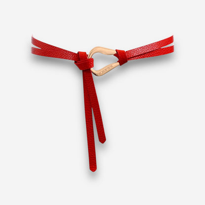 Elysian Knot Belt - Red Gold-women's belt-COLDFIRE