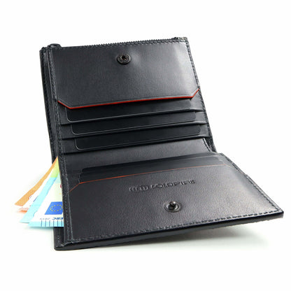 SNAKE EYE - Bifold Zip Wallet with Coin Pocket - COLDFIRE